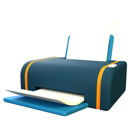 Printer Machine  3D Icon