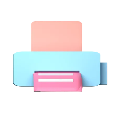 Printer Icon For Essential Icon 3D Illustration