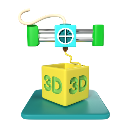 Printing 3 D Text  3D Icon