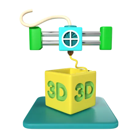 Printing 3 D Text  3D Icon