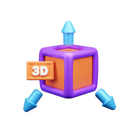 Printing cube  3D Icon