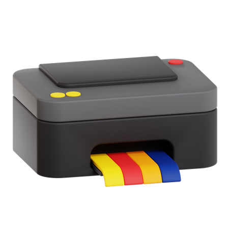 Printing Machine  3D Icon