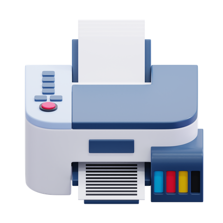 Printing Machine  3D Icon