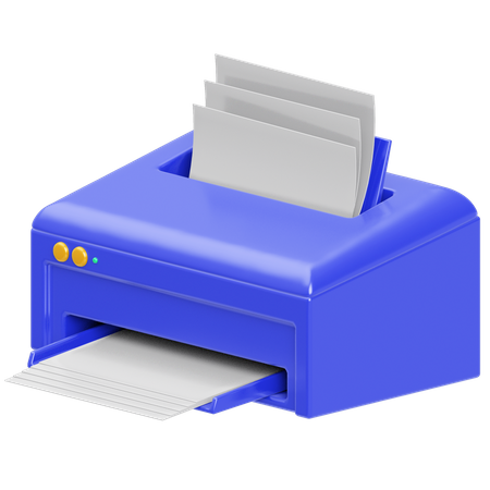 Printing Machine  3D Icon