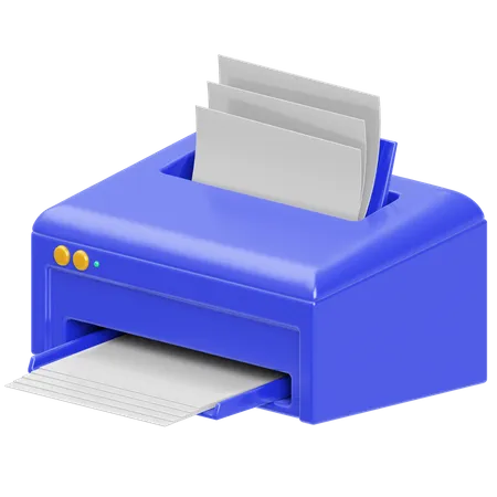 Printing Machine  3D Icon