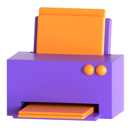 Printing machine  3D Icon