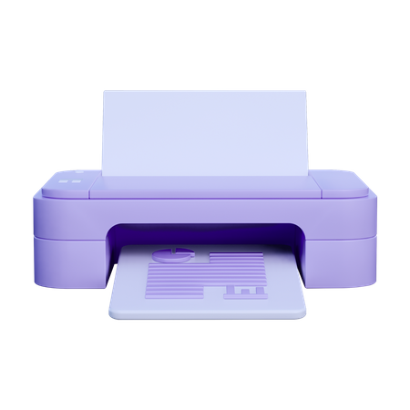 Printing Machine  3D Icon