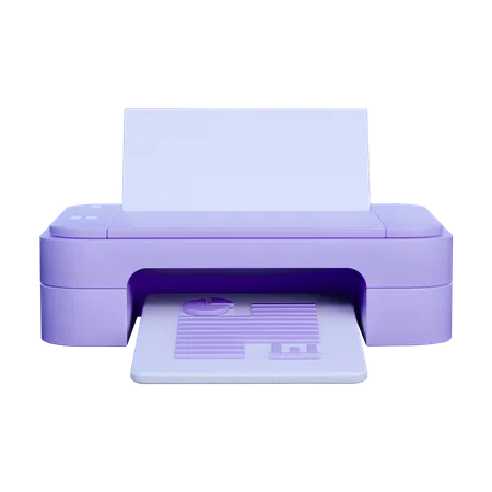 Printing Machine  3D Icon