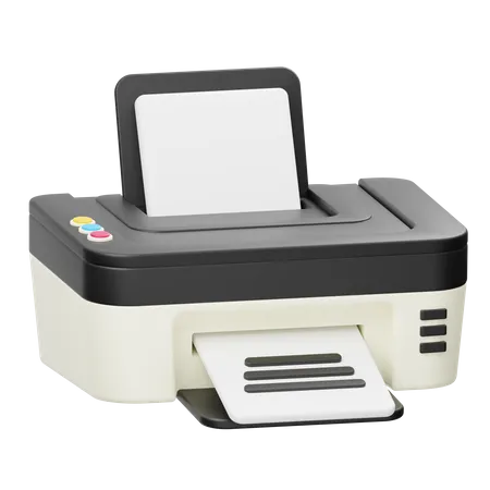 Printing Machine  3D Icon