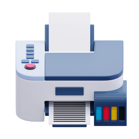 Printing Machine  3D Icon