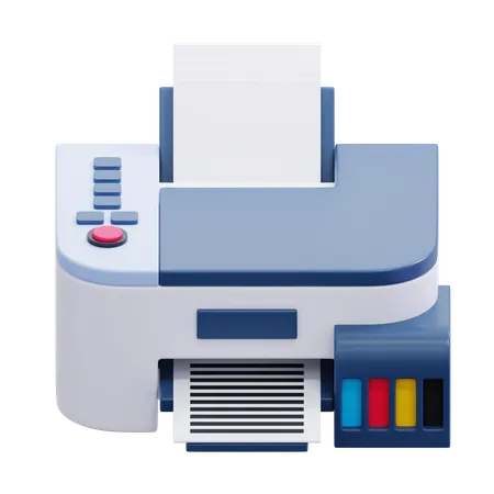 Printing Machine  3D Icon