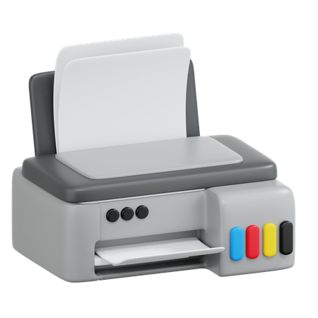 Printing Machine  3D Icon