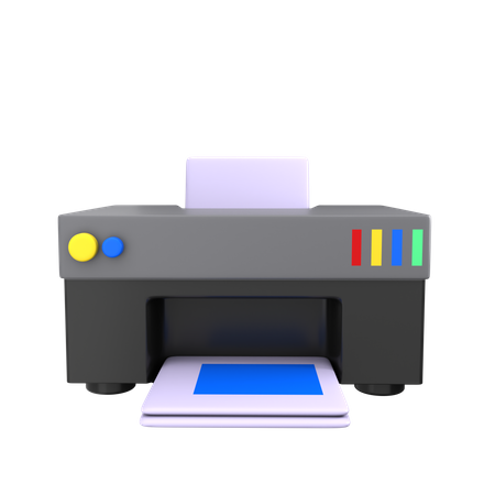 Printing Machine  3D Icon