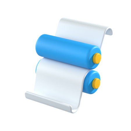 Printing Press  3D Icon