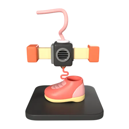 Printing Shoe  3D Icon