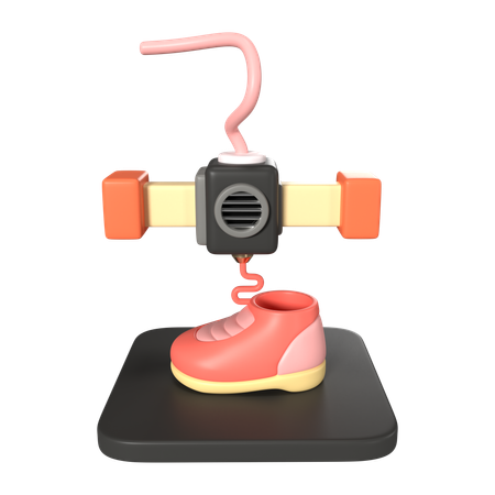 Printing Shoe  3D Icon