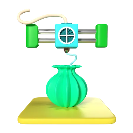 Printing Vase  3D Icon