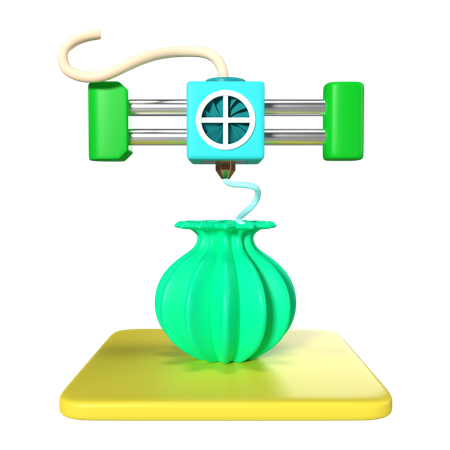 Printing Vase  3D Icon