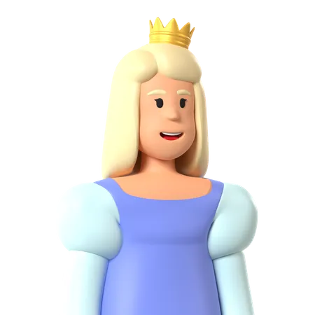 Prinzessin  3D Icon