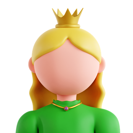 Prinzessin  3D Icon