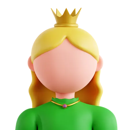 Prinzessin  3D Icon