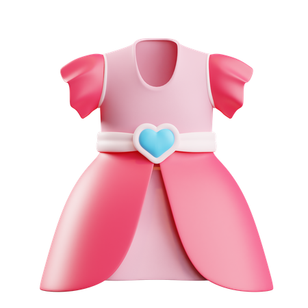 Prinzessinenkleid  3D Icon