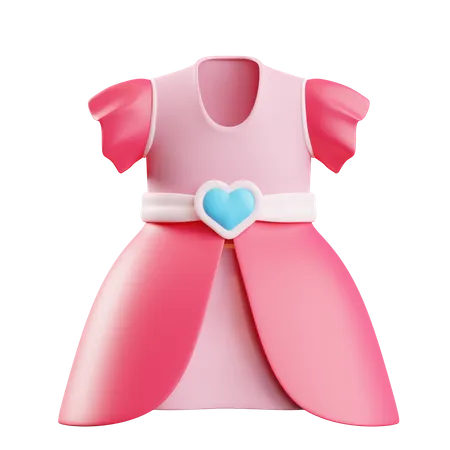 Prinzessinenkleid  3D Icon