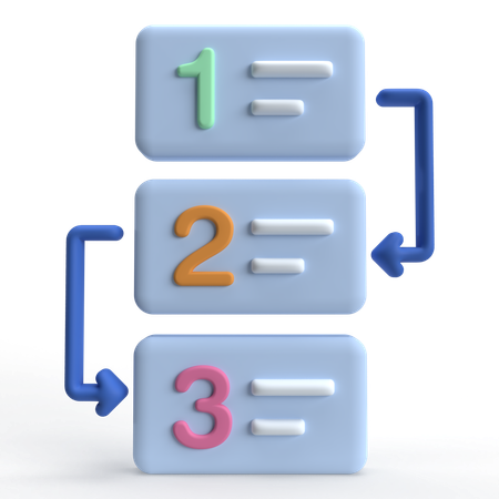 Prioritize  3D Icon