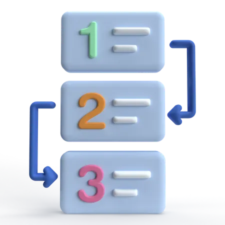 Prioritize  3D Icon