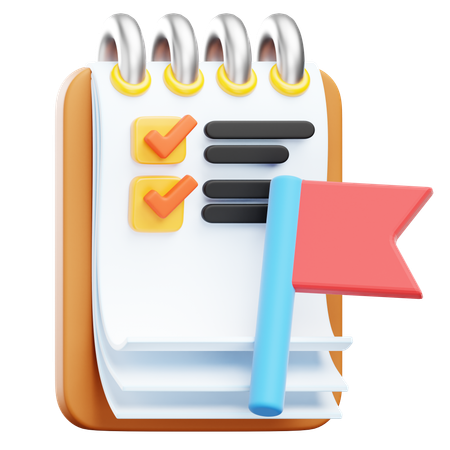 Priority Flag  3D Icon