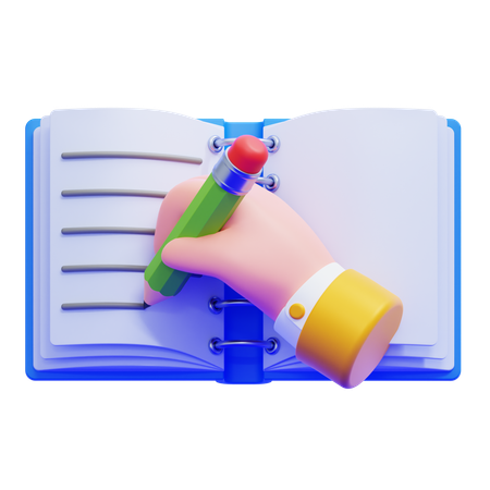 Prendre des notes  3D Icon