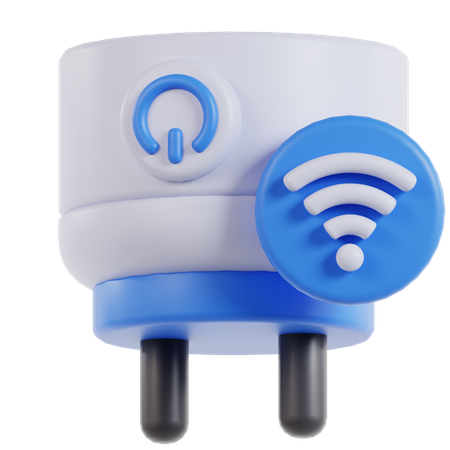 Prise intelligente  3D Icon