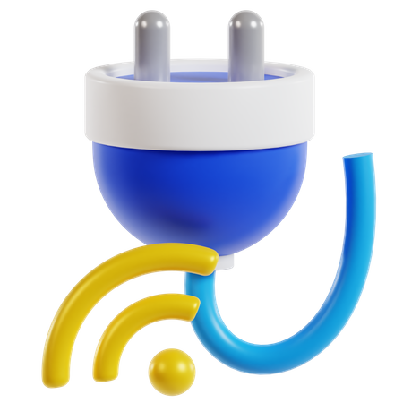 Prise intelligente  3D Icon