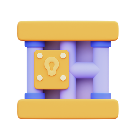 Prisión  3D Icon