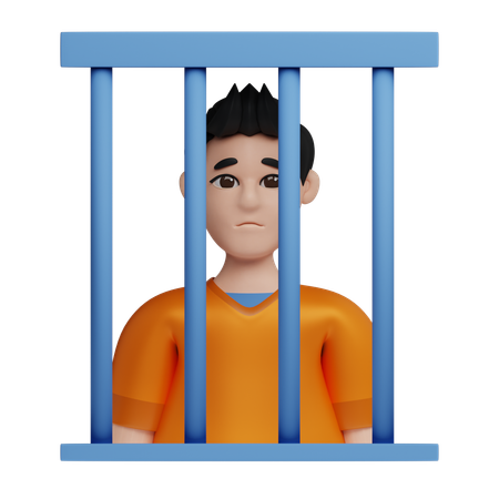 Prisionero culpable  3D Icon