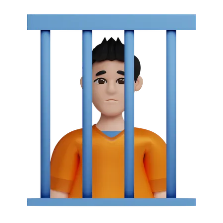 Prisionero culpable  3D Icon