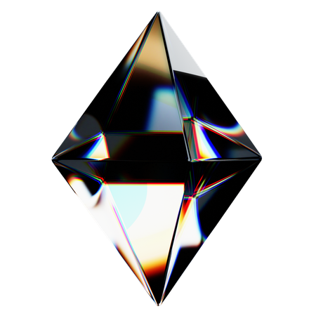 Prism Abstract Shape  3D Icon