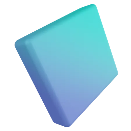 Prism Cuboid  3D Icon