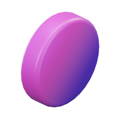 Prism Cylinder 3D Icon