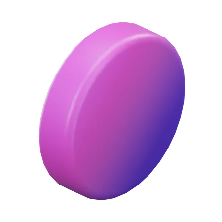 Prism Cylinder  3D Icon