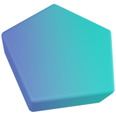 Prism Pentagonal  3D Icon