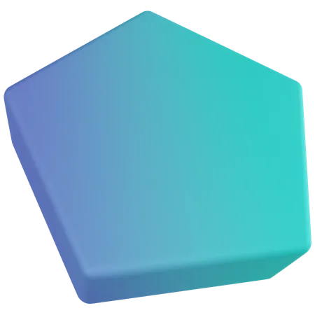 Prism Pentagonal  3D Icon
