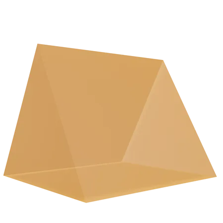 Prism Transparent Shape  3D Icon