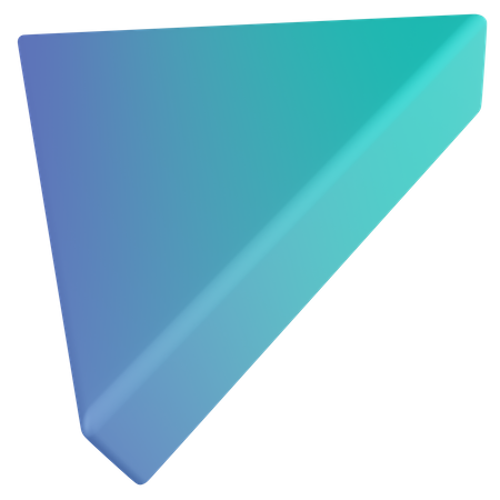 Prism Triangular 3D Icon