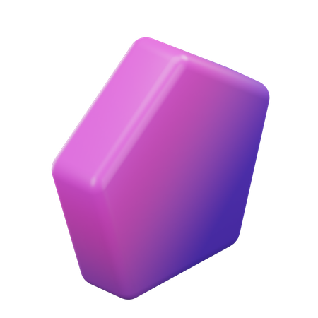 Prisma fünfeckig  3D Icon