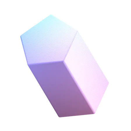 Prisma pentagonal  3D Icon