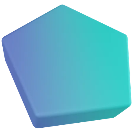 Prisma pentagonal  3D Icon