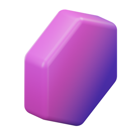 Prisma sechseckig  3D Icon