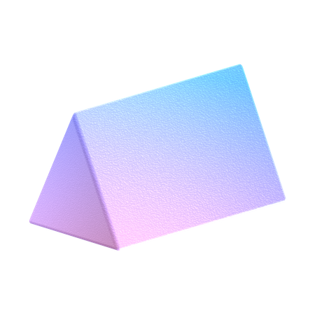 Prisma triangular  3D Icon