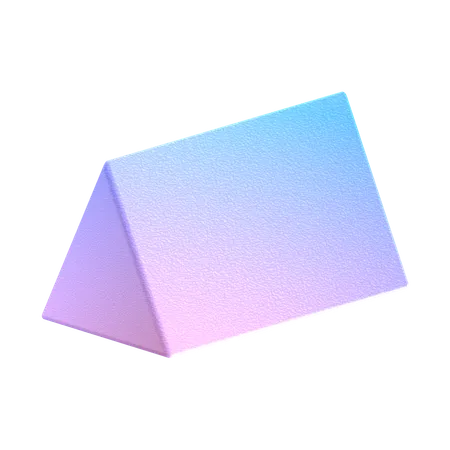 Prisma triangular  3D Icon